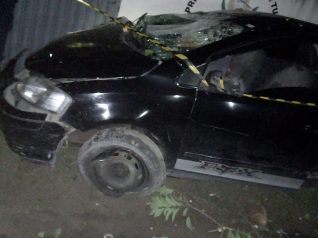 Grave acidente envolvendo carro e moto na noite deste domingo em Tutóia, uma jovem morta e envolvidos ainda não encontrados
