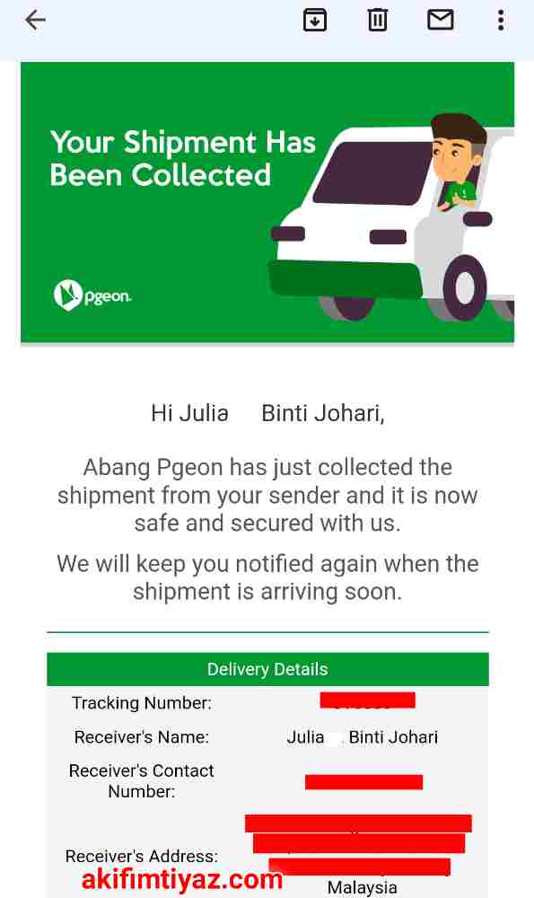 Bagus Servis Kurier Pgeon Delivery