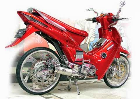 Modifikasi Supra X 125 Model Ceper