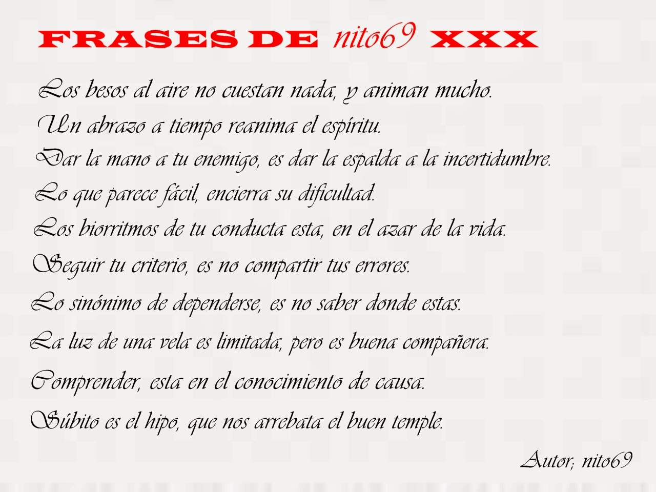 FRASES DE nito69 XXX