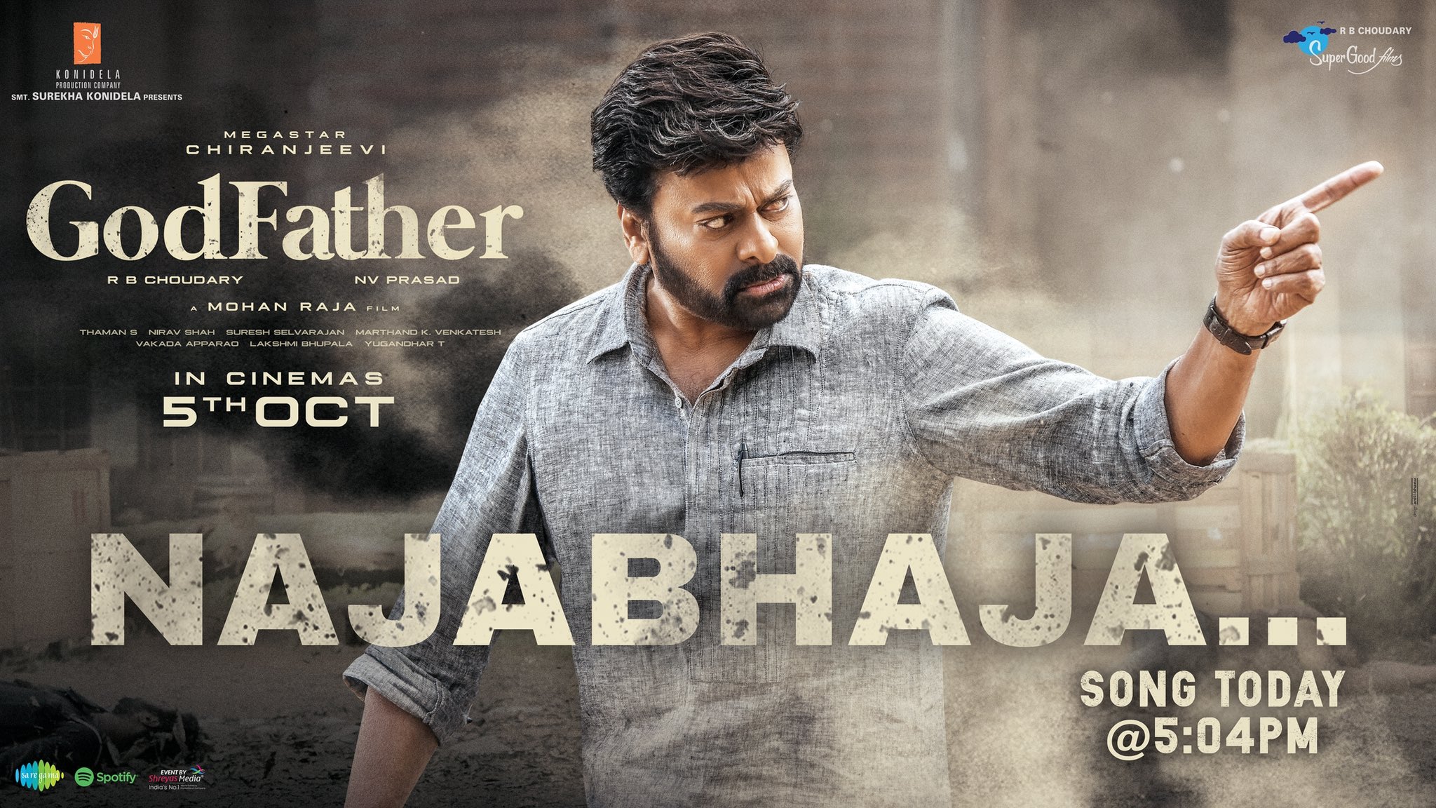 Najabhaja song Lyrics Godfather| Najabhaja Song| najabhaja lyrics| Godfather second song| Godfather songs| Chiru 153 movie songs| lyrics of songs