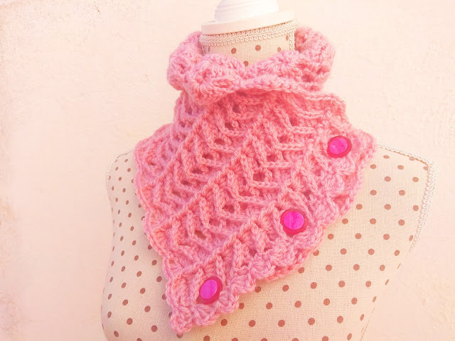 1 - Crochet Imagen Cuello de invierno a crochet y ganchillo por Majovel Crochet facil sencillo bareta paso a paso DIY puntada punto