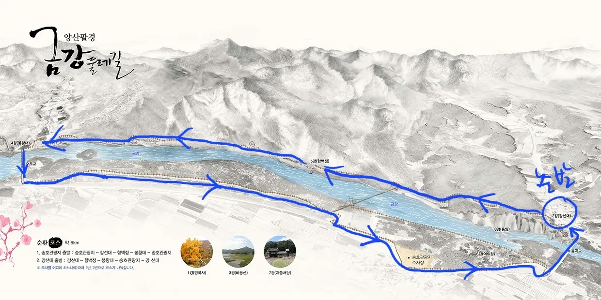 충북-영동군-양산팔경-금강-둘레길-경로-순환-코스2
