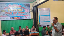 Ratusan Warga di Simeulue Ikuti Open Turnament Domino Pemuda Desa Sinabang