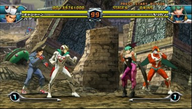 Batsu e Casshan vs Morrigan e Polymar