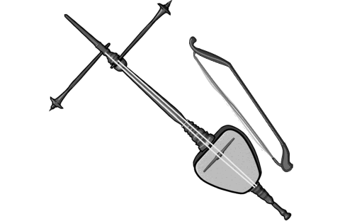 Rebab : Indonesian bowed instrument. Illustration of World musical instruments  