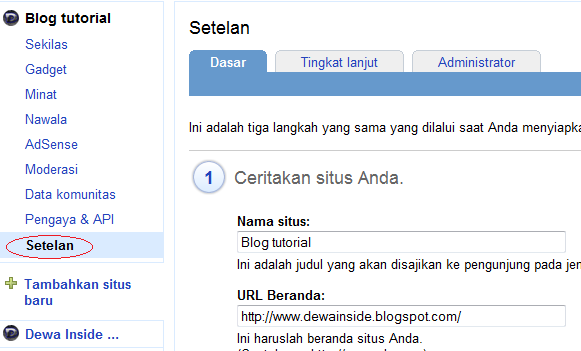 Cara Menghapus Blog di Google Friend Connect