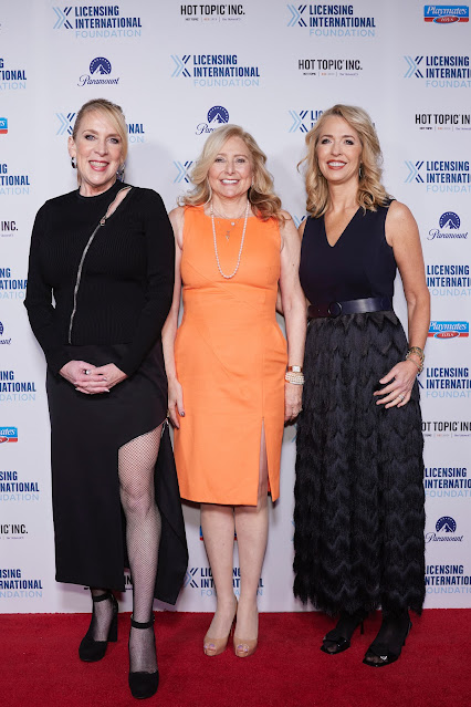 Licensing International Hall of Fame 2023 Inductees (left to right) Cindy Levitt, Carole Postal, and Pam Kaufman were honored at the 2023 Hall of Fame Gala in New York City on December 6