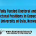 Fully Funded Doctoral and Postdoctoral Positions in Geosciences at University of Oslo, Norway