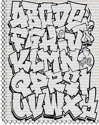 Alphabet Lettering AZ Graffiti Fonts Graffiti Alphabets Sketches 