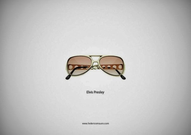 Federico Mauro's celebrities glasses - Elvis Presley