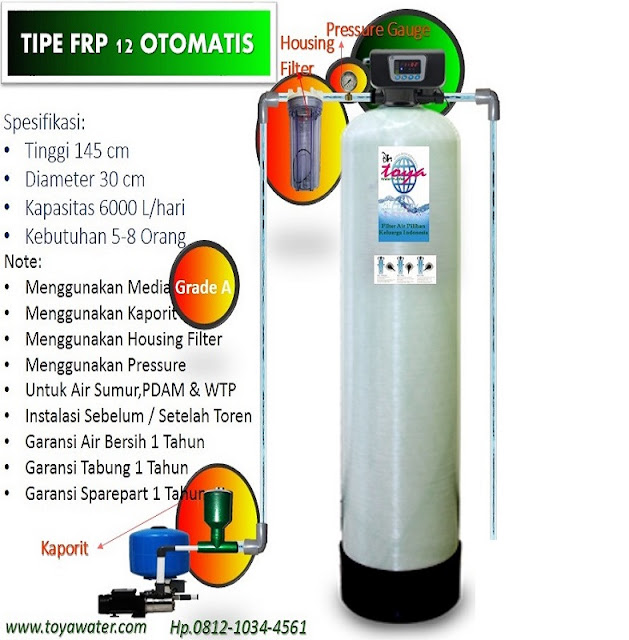 Filter Air Sumur Sistem Otomatis Backwash