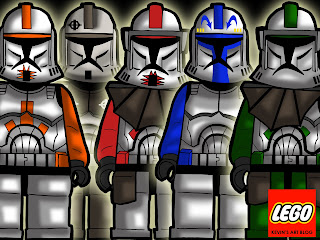 Star Wars Wallpaper on Kevin S Art Blog  Lego Star Wars Clone Commanders Wallpaper
