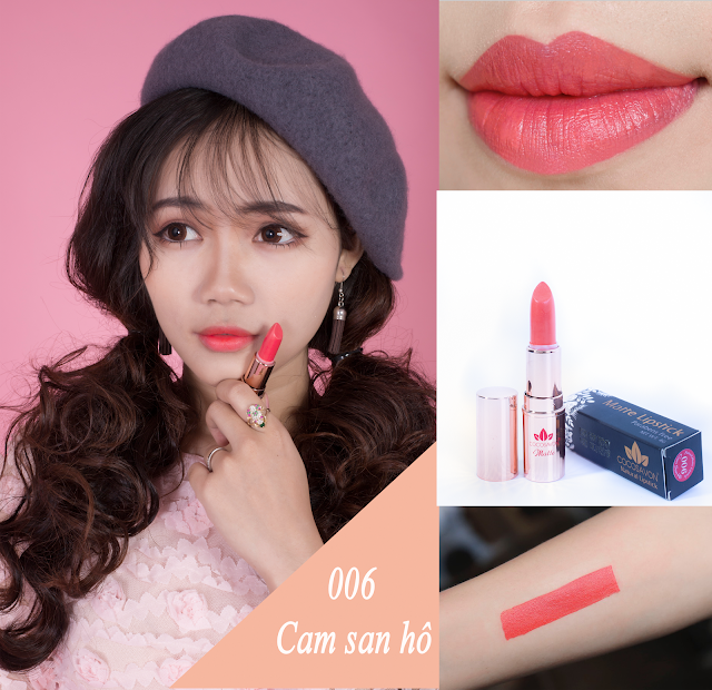 CAM SAN HÔ- SON HANDMADE MATTE LIPSTICK COCOSAVON