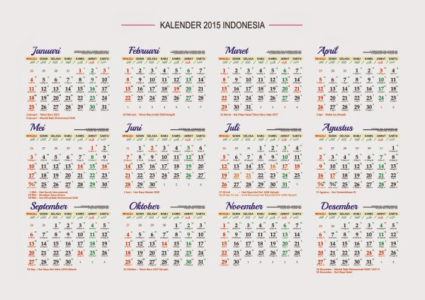 Download Kalender 2020 Indonesia Lengkap CorelDraw New 