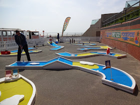 Bridlington's Foreshore Sands has a semi-portable Crazy Golf course from UrbanCrazy. It looks great, plays well and attracts people to that part of the seafront