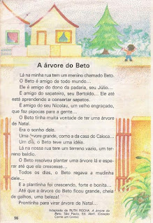 Leituras para alfabetização, A árvore de Beto