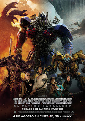 Póster en español de 'Transformers: el último caballero'