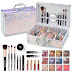 All in One Makeup Kit Train Case for Women Full Kit