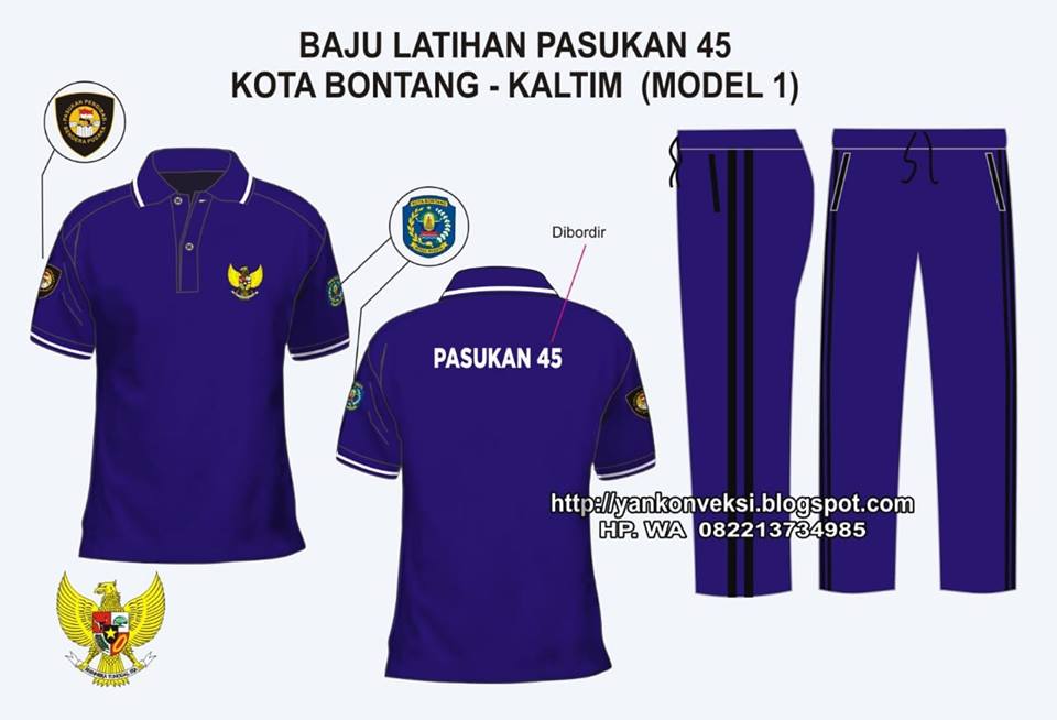 BAJU KAOS LATIHAN PASKIBRA