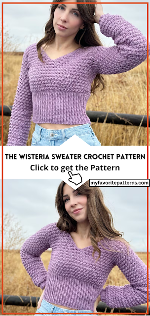 The Wisteria Sweater Crochet Pattern