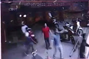 Terekam CCTV, Diduga Geng Motor Resahkan Warga Desa Limbangan Tengah