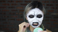 Conjuring 2: Valak make up (The Nun) -  Now, we've come to the last part of this tutorial, im gonna use a cotton bud to clean my teeth before I apply black ink to my teeth. It's very easy.