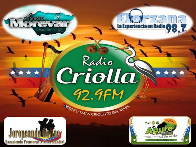 Feria de Elorza y lo escucharás por el Circuito “CRIOLLA: LLANERISIMA” este sábado 18 y domingo 19 de marzo. APURE.