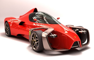 The Ferrari Zobin a beautiful car. 