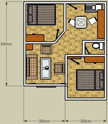 25 Desain  Gambar Rumah  Minimalis  2  Kamar  2022