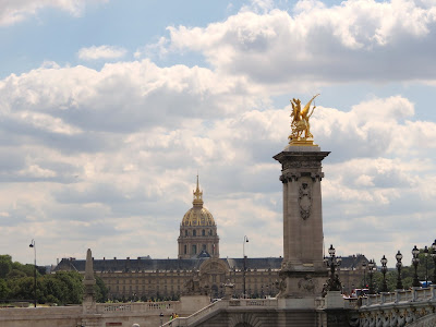 Pont Alexandre III and Des Invalides, Paris, France www.thebrighterwriter.blogspot.com