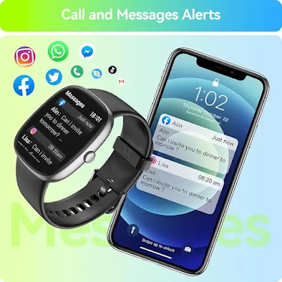 Review Anyloop Fitness Activity Trackers Smart Watches for Men Women