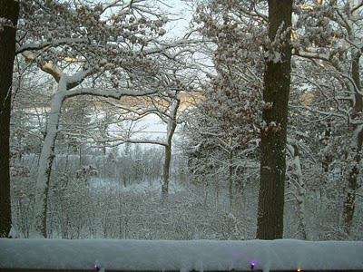 Sunrise after a big snow