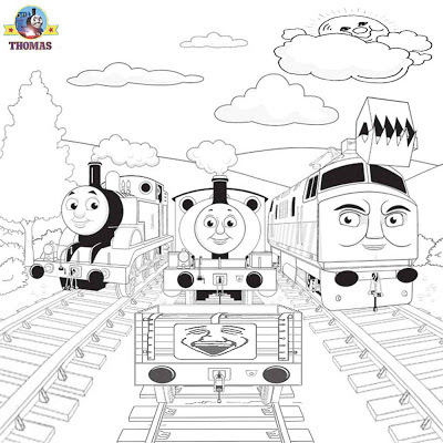 the train engine thomas tank coloring pictures printable