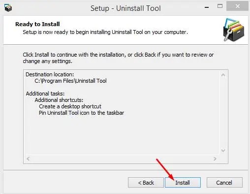 كيفية تثبيتUninstall tool؟