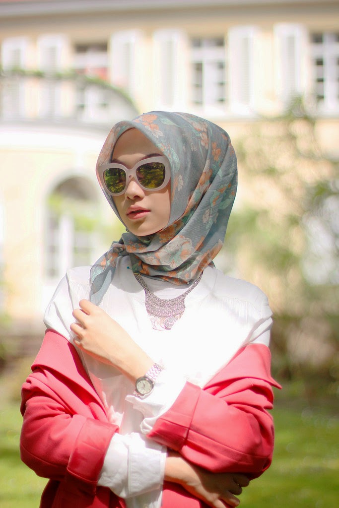  Foto Indah Nada Puspita, Hijaber Fashionable Ala Luar Negeri 2014