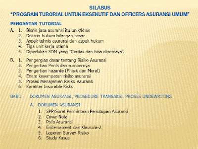 Tutorial Untuk Executive Asuransi