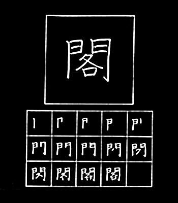 kanji dabinet