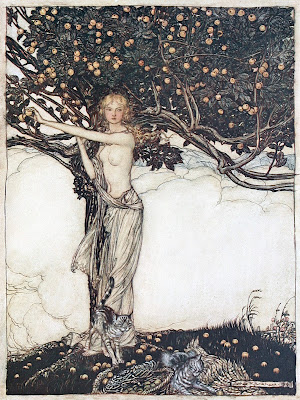 Freyja, by Arthur Rackham