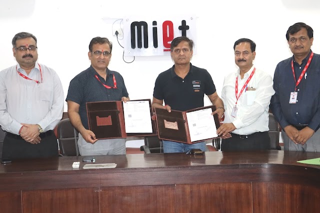  MIET Signs MoU with EV Support Systems to Boost Research and Innovation in Electric Vehicle Technology