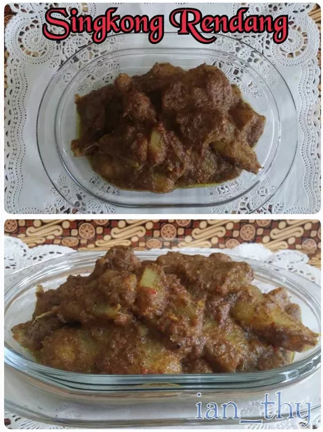 RENDANG SINGKONG IRIT DAN RASA GAK KALAH SAMA DAGING BENERAN