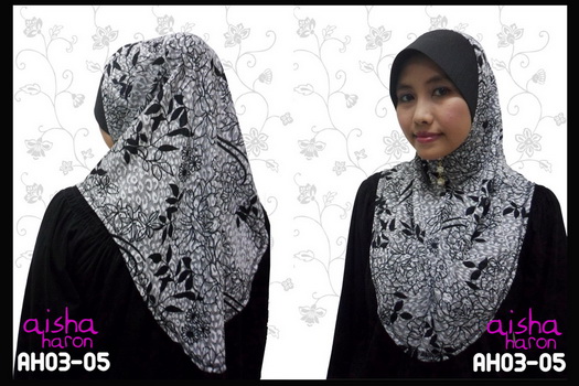 Tudung Cotton Silk Corak