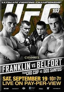 UFC 103 Rich Franklin Vs Vitor Belfort Live Streaming Online