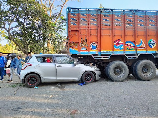 Road accident in Tingrai 