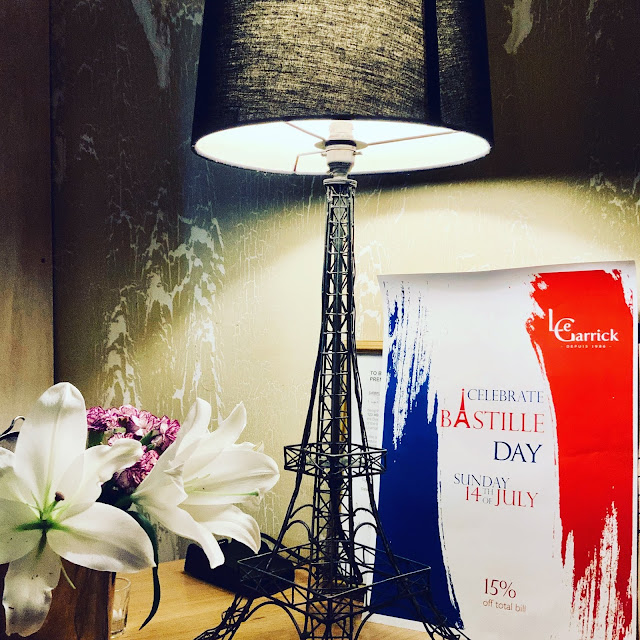 Bastille Day discount offer at Le Garrick, Covent Gardenm London