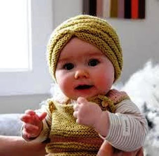 Contoh Model Turban Bayi Lucu Terbaru