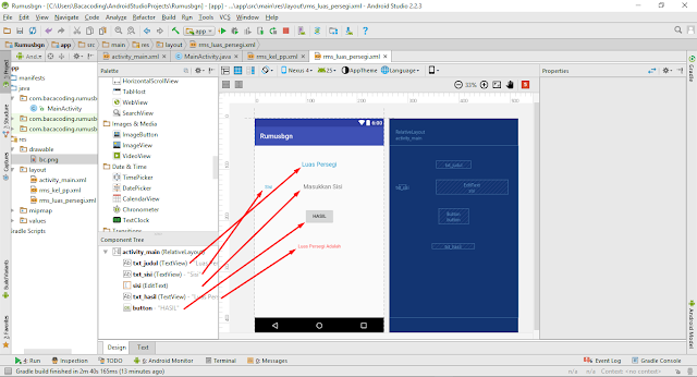 Cara Membuat Aplikasi Menghitung Luas dan Keliling Persegi dengan Android Studio