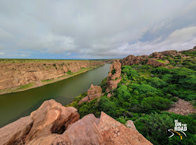 Panoramic Pennar river canyon at Gandikota, Andhra Pradesh