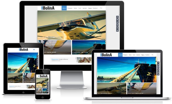 Bolina Responsive Blogger Template قالب