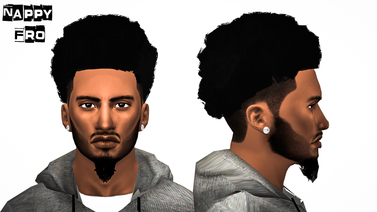 My Sims 4 Blog: TS3 Nappy Fros Hair Conversions for Males 